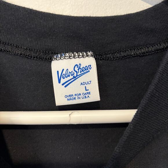 Vtg Velva Sheen Cincinnati Steamboat Black Tshirt Single Stitch‎ Large Ohio USA - Picture 3 of 7